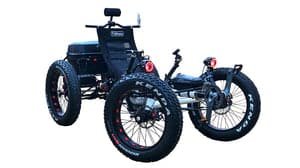 TrikExplor Quad F420E 2WD ElectricFatTire Recumbent Quad 4